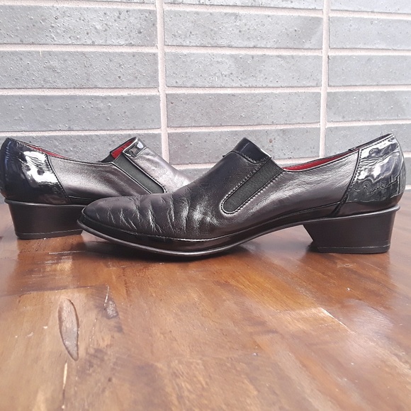 Combination patent and leather Amalfi by Rangoni loafers - Picture 4 of 10